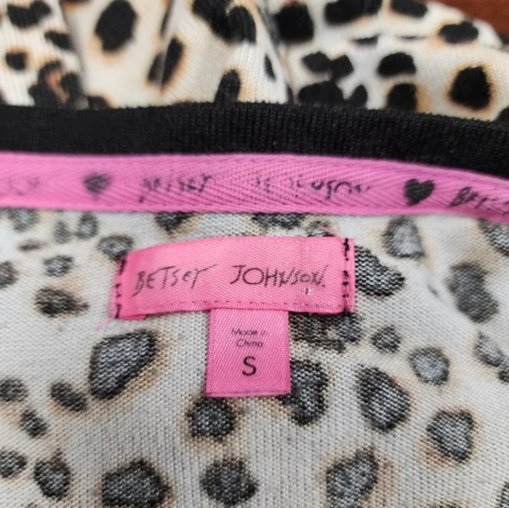 Betsey Johnson Leopard Print Sleep Dress‎ Pajamas